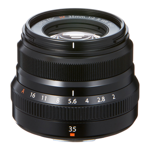 XF35mmF2 R WR Lens, Black